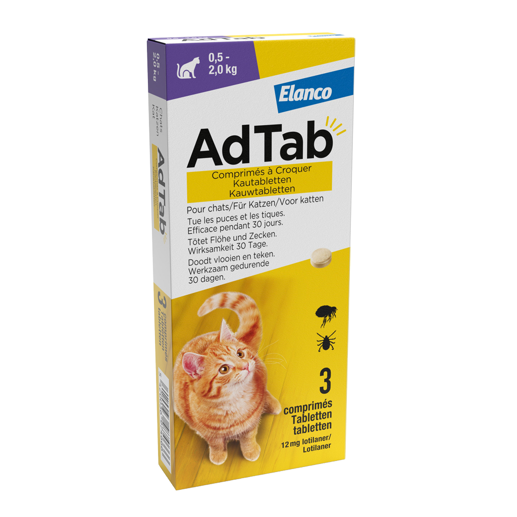 Elanco AdTab kauwtabletten kat
