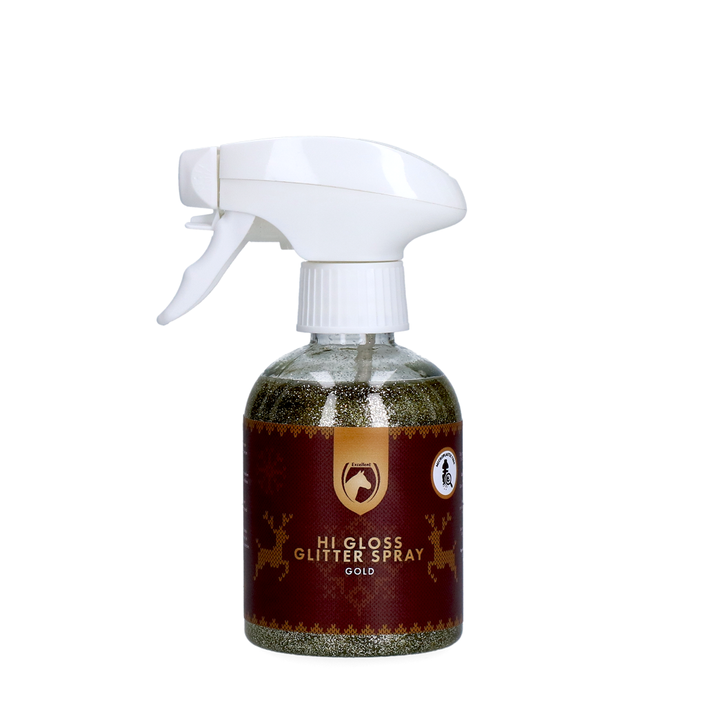 Excellent Horse Christmas Hi Gloss Glitter Spray