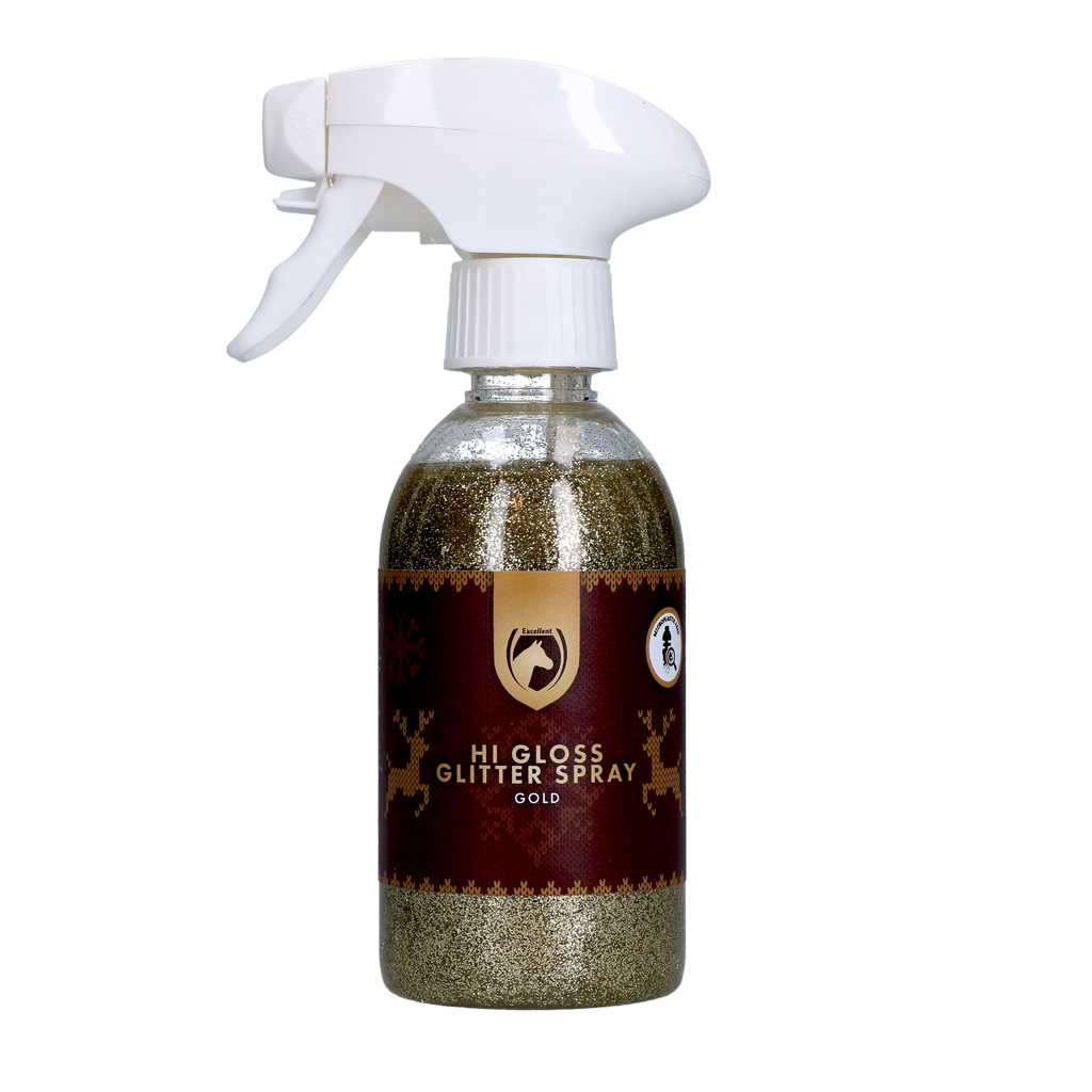 Excellent Horse Christmas Hi Gloss Glitter Spray