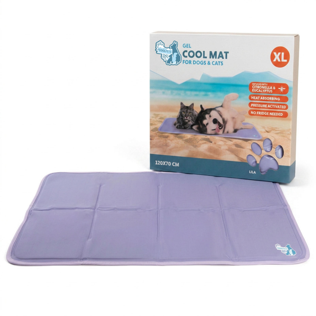 Coolpets Gel Cooling Mat Lila