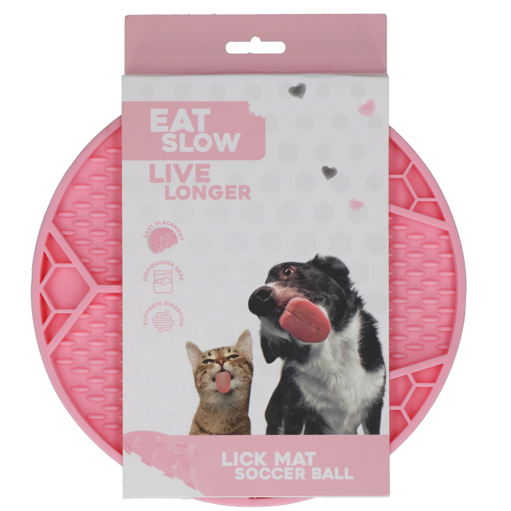 Eat Slow Live Longer Lick Mat Soccer Ball
