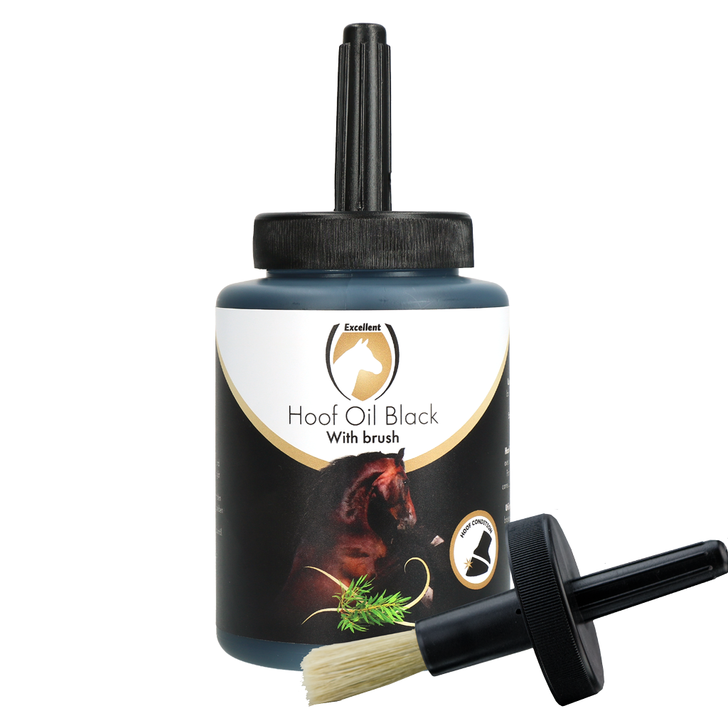 Excellent Horse Hoof Oil Black (with brush)