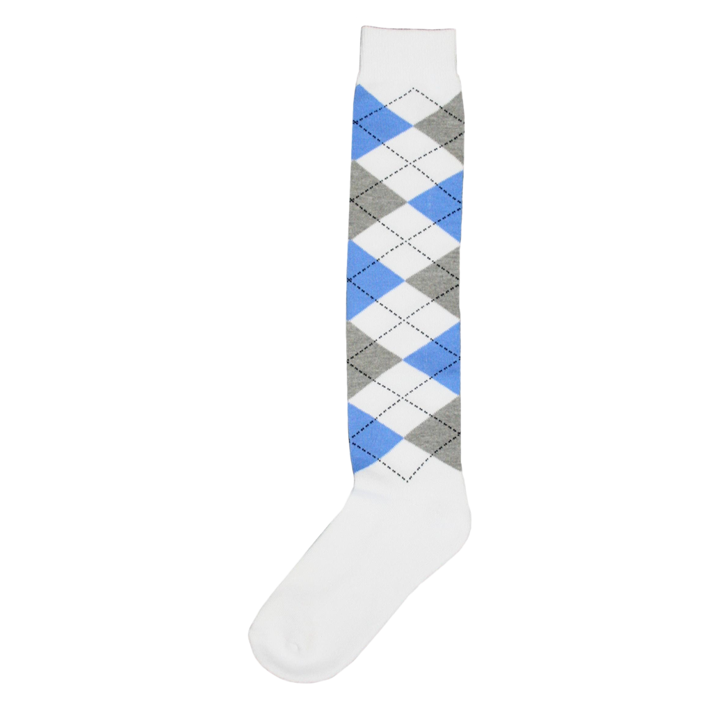 Kniekous RE wit/l.blauw/l.grijs   43-46
