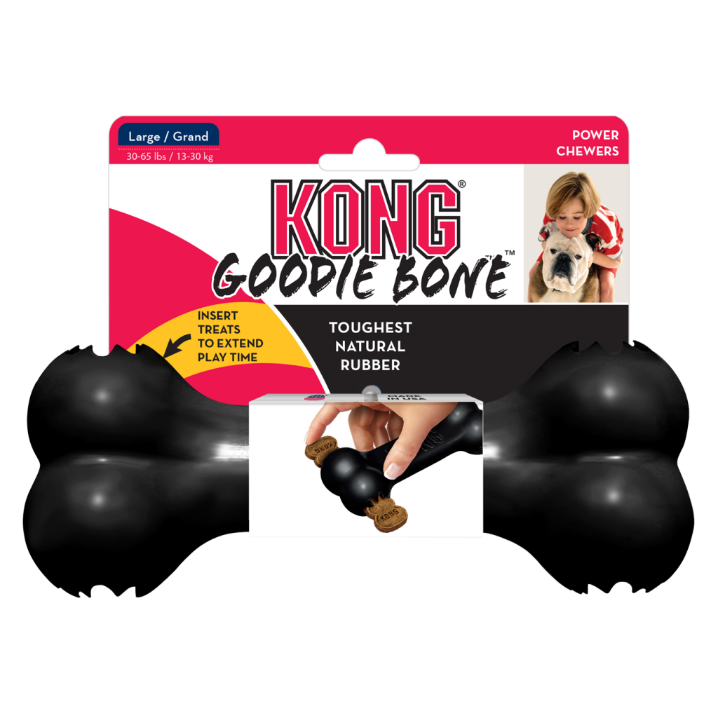 KONG Goodie Bone Zwart