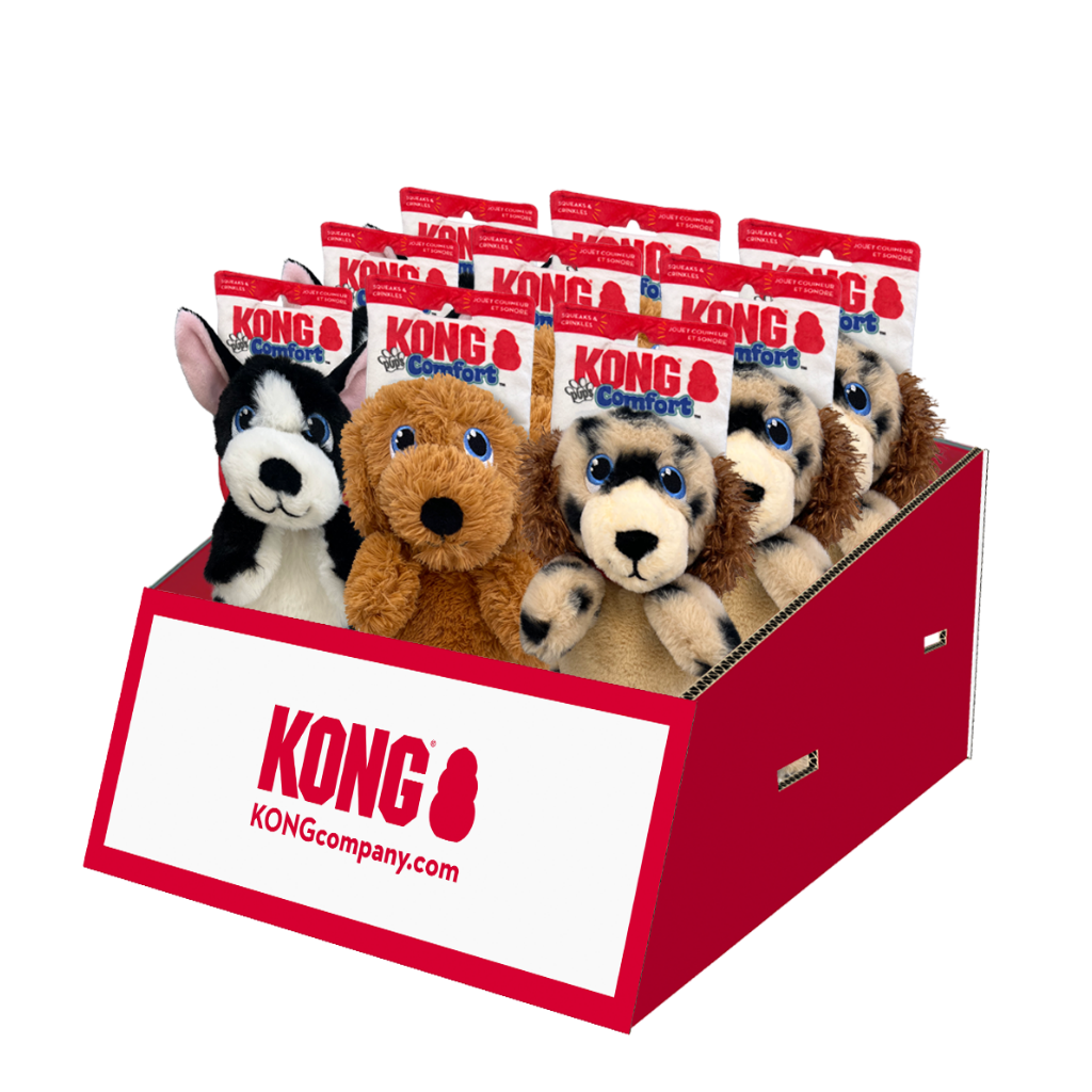 KONG Comfort Pups Toonbankdisplay