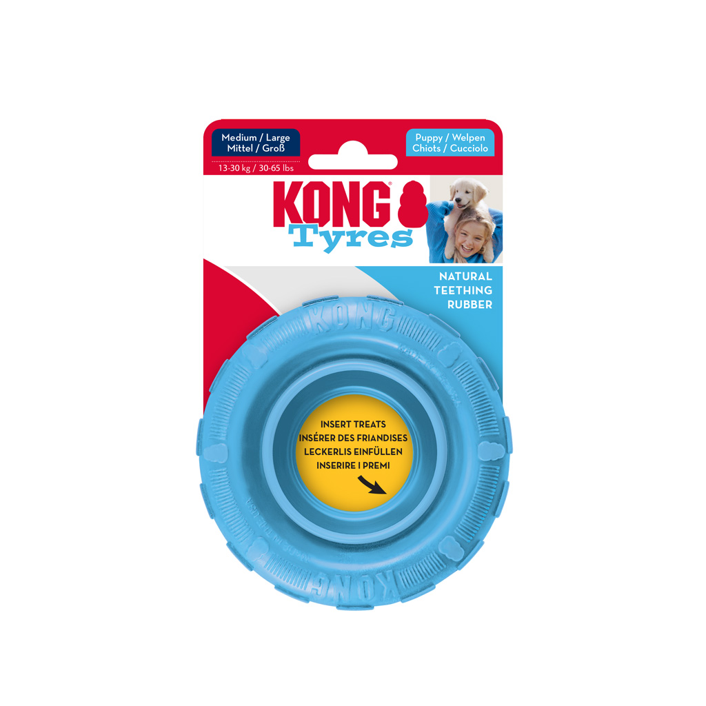KONG Puppy Tyres Assorti