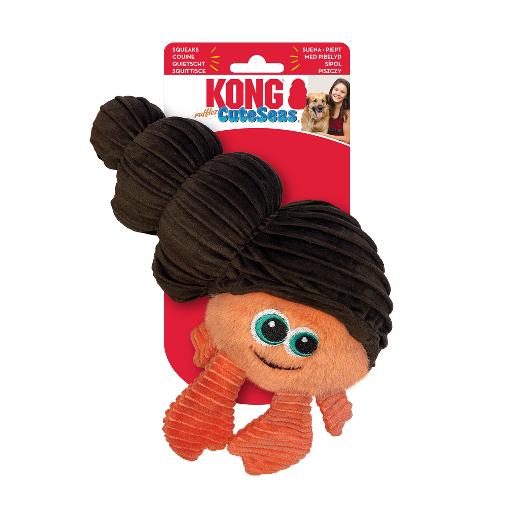 KONG CuteSeas Rufflez Hermit Crab