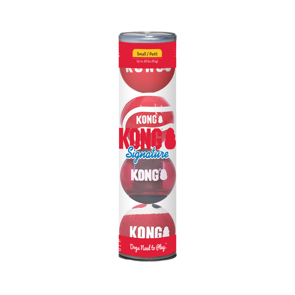 KONG Signature Balls 4-Pack