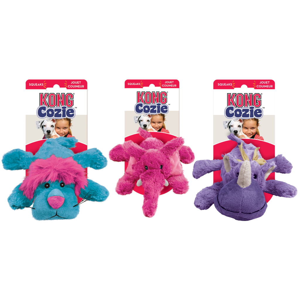 KONG Cozie Assorted Brights