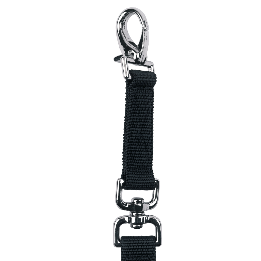 Longeerlijn lux zwart met muskuton