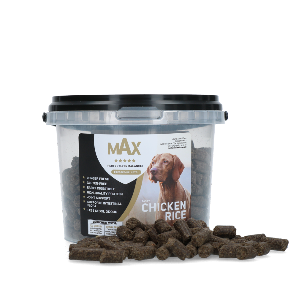 Max Adult Geperste Brokken Kip & Rijst