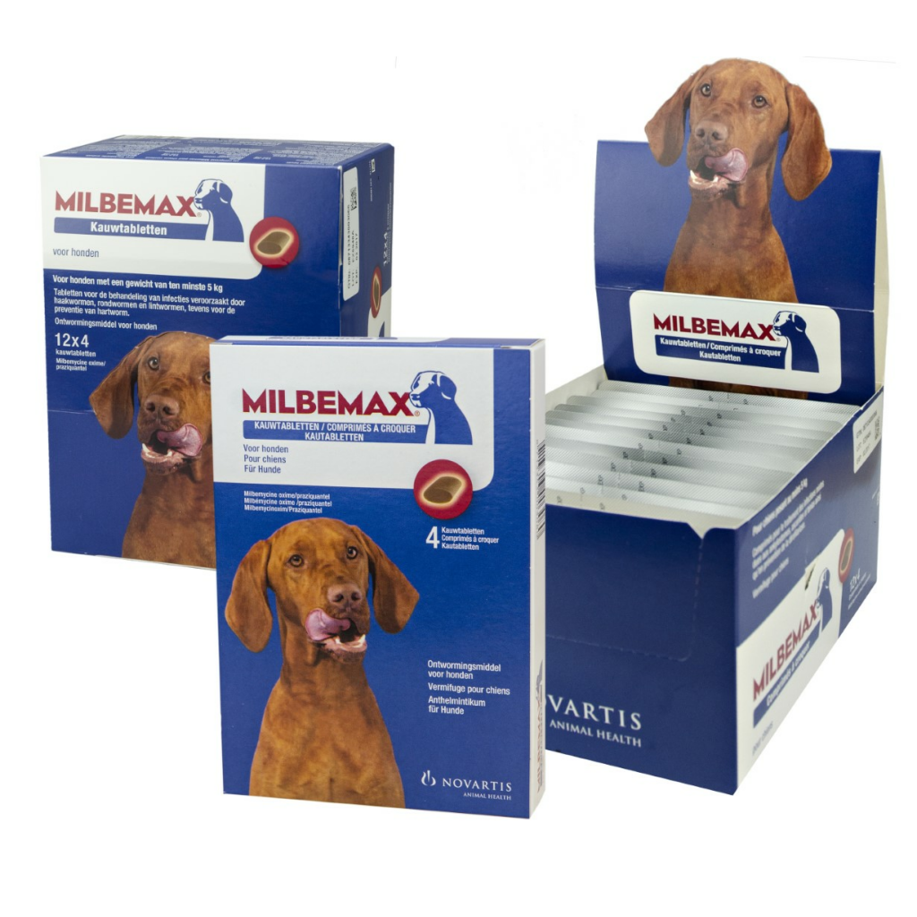 Milbemax Kauwtabletten Hond Groot Chewy 5-75kg