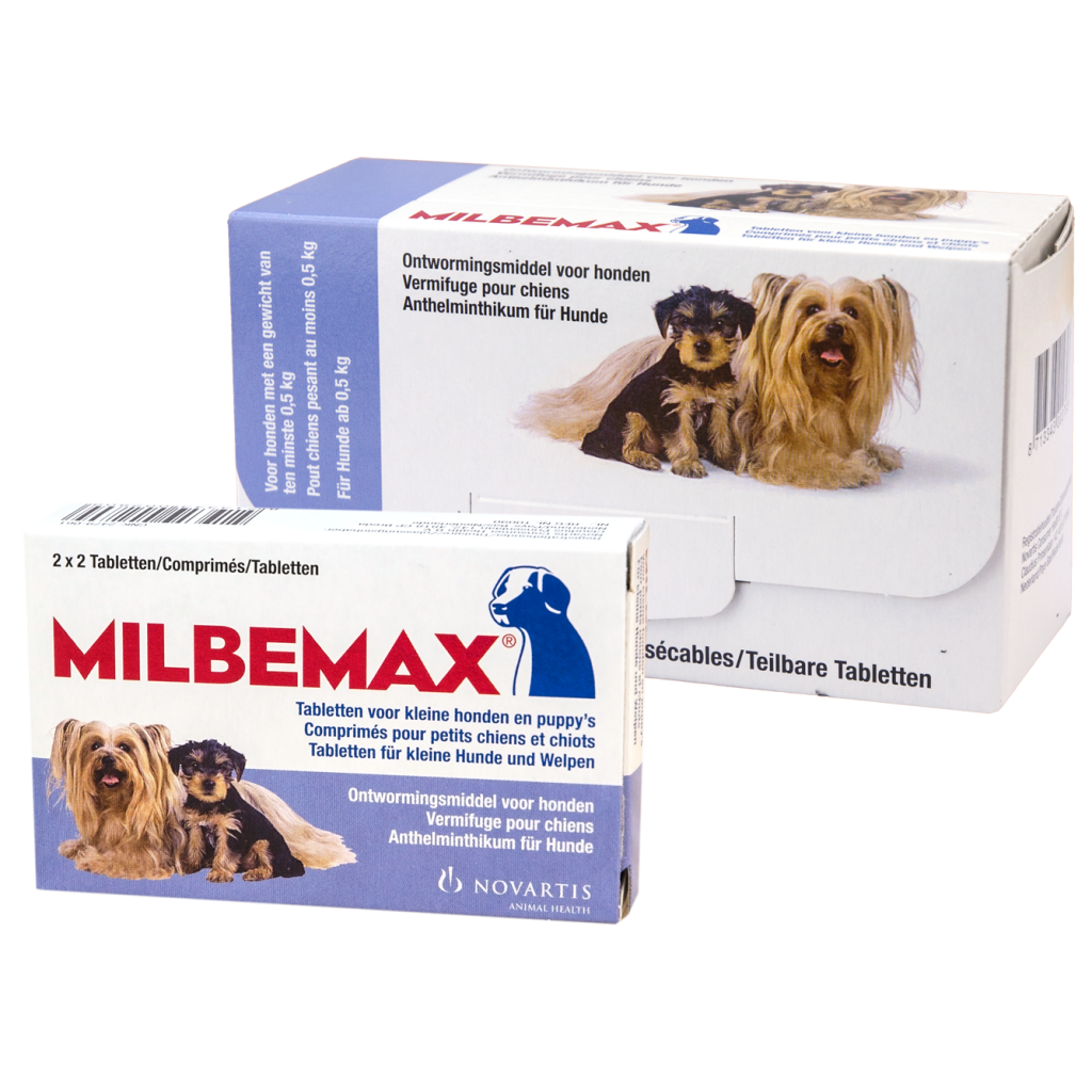 Milbemax Tabletten Puppy/Kleine hond <5kg