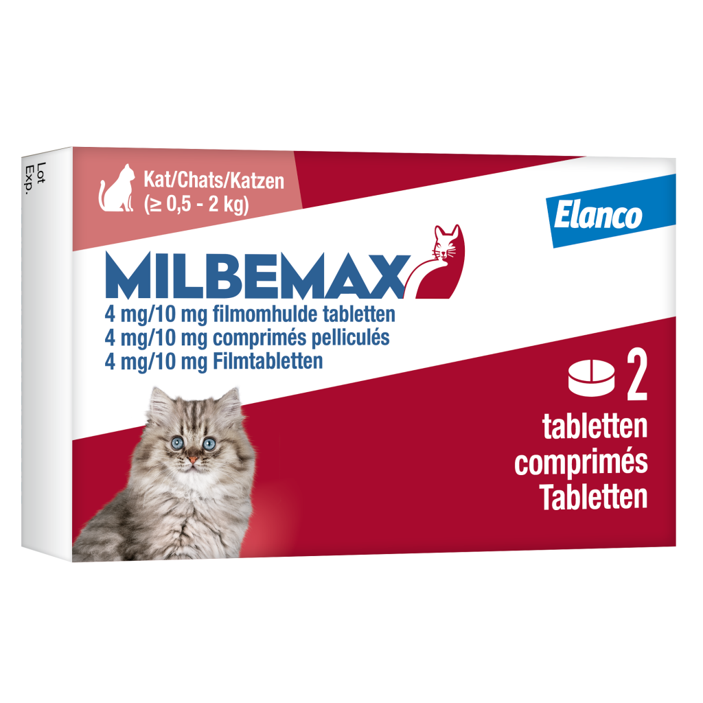 Milbemax Tabletten Kitten/Kat Klein R 0,5-2kg