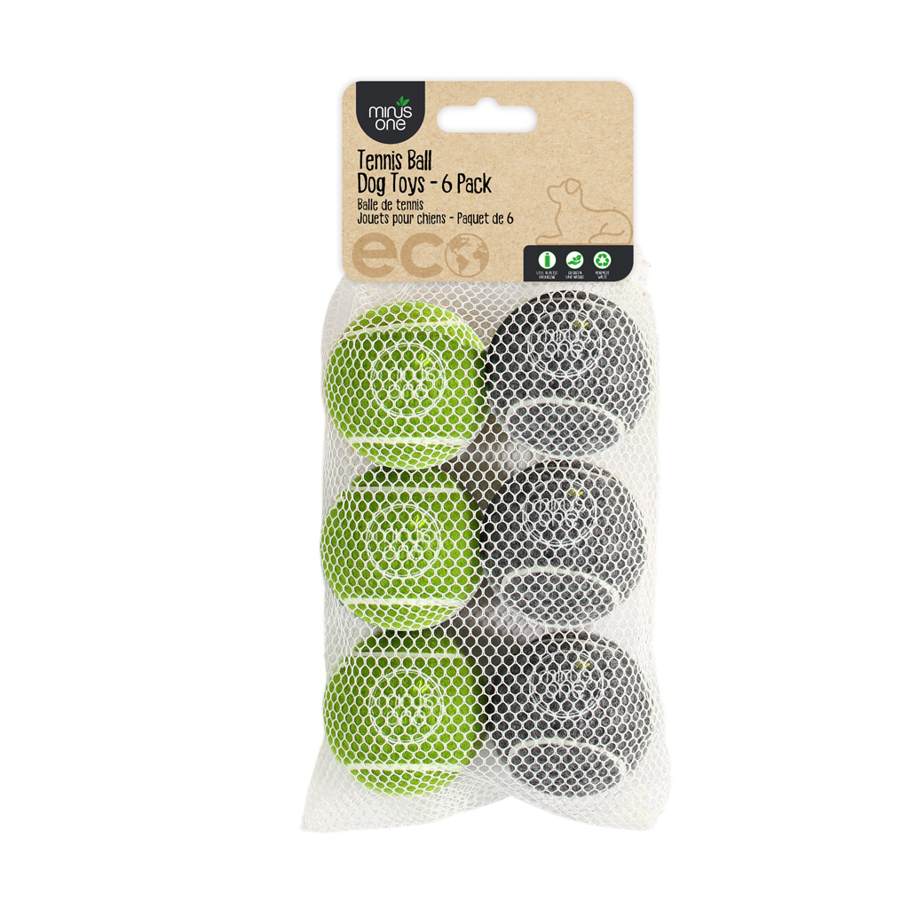 Minus One Bouncy Tennis Ball Dog Toys