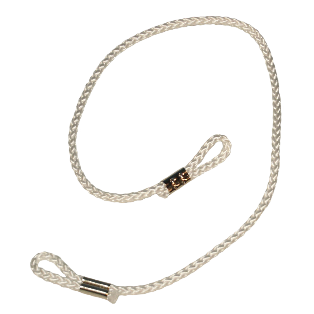 Nekkoord nylon met 2 oogjes