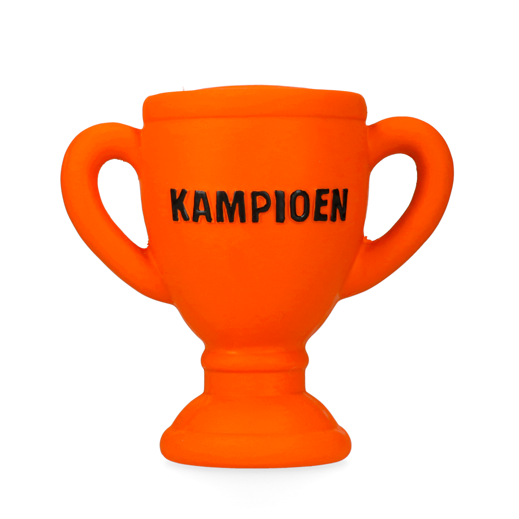 Oranje Latex Hondenspeeltjes WK