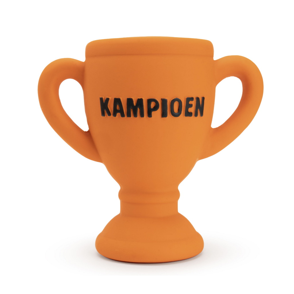 Oranje Latex Hondenspeeltjes WK