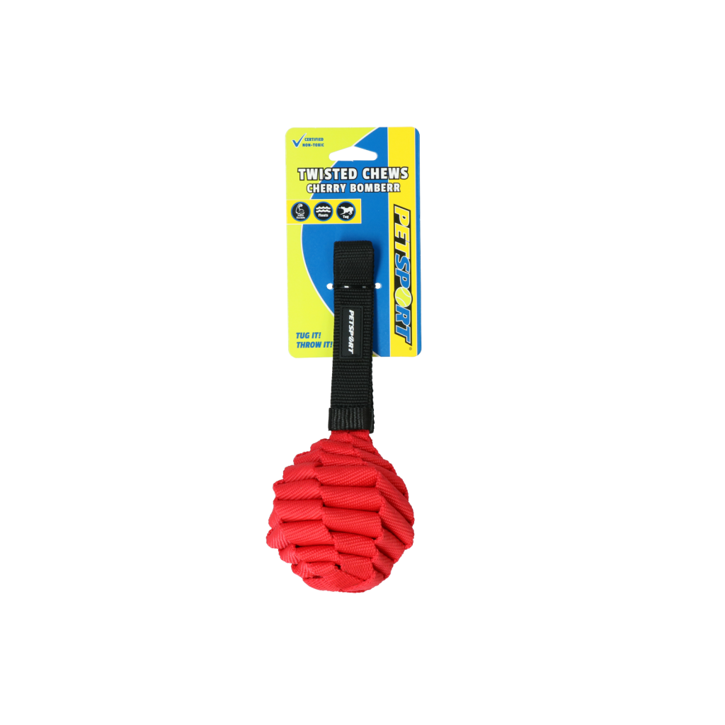 Petsport Twisted Chews - Cherry Bomberr