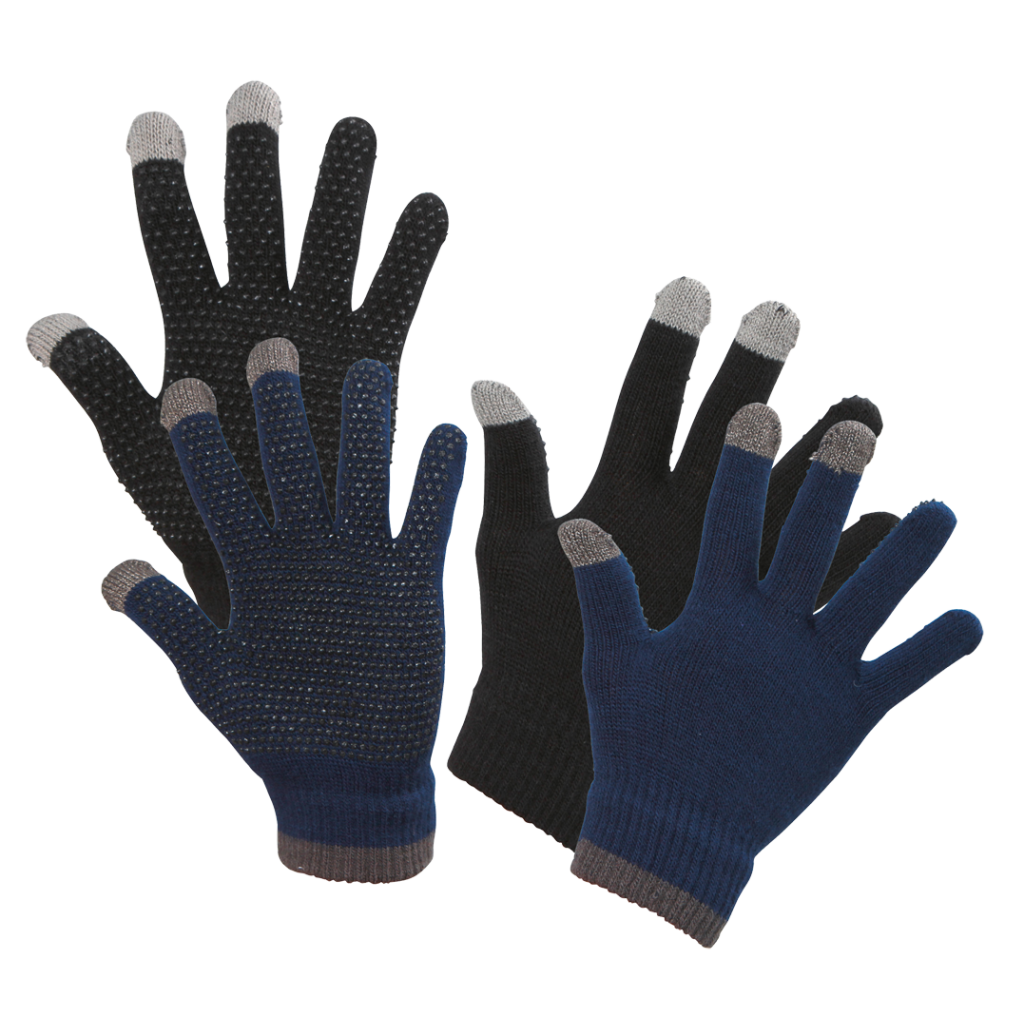 Rijhandschoen Magic Touch zwart 1size4all