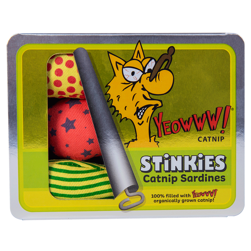 Yeowww! Stinkies Catnip Sardines Trio